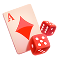 Baccarat und Würfel